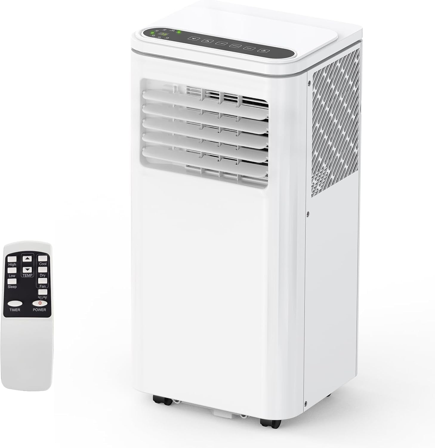 Portable Air Conditioners 10,000 BTU - Cools 450 Sq.Ft Rooms, 3-in-1 AC with Dehumidifier, Timer & Remote, Includes Window Kit