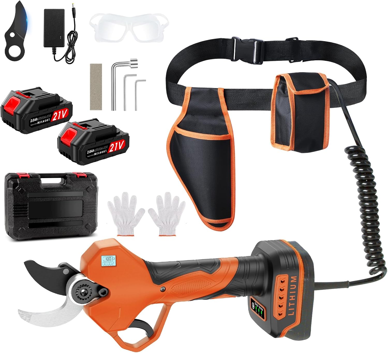 Electric Pruning Shears, Electric Loppers for Gardening, 2