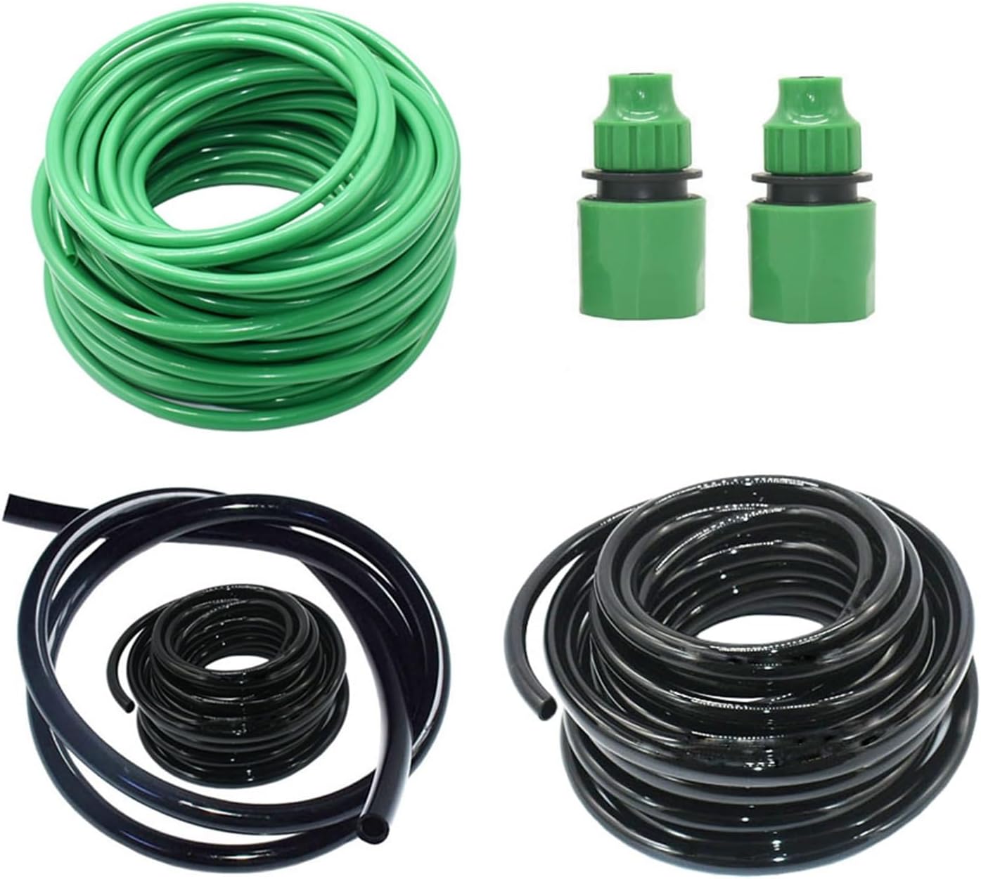 Garden Home Flexible Garden Watering Hose 8/11mm 9/12mm PVC Micro Irrigation Pipe for Drip Irrigation System Lawn Balcony Greenhouse Water Water Pipe Fittings (Color : L)
