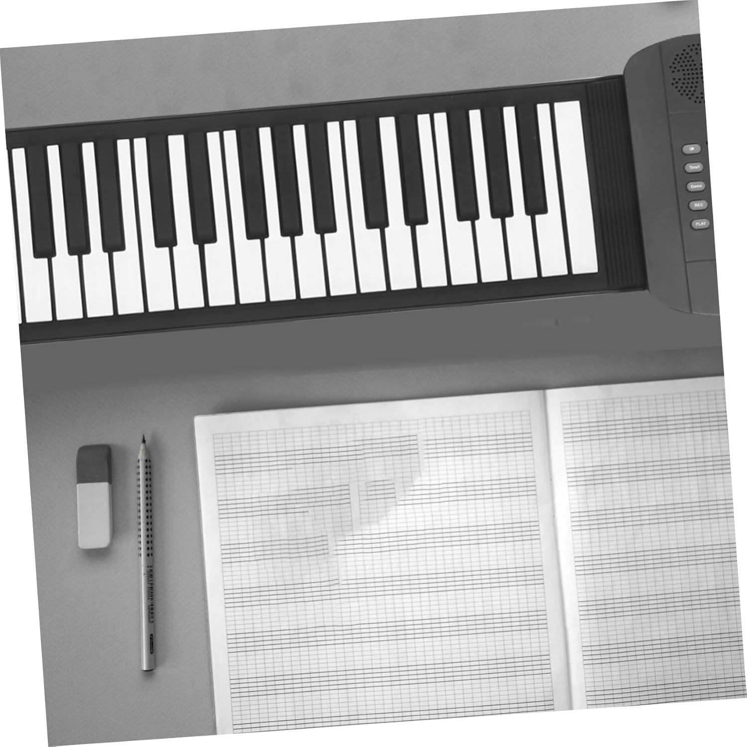 Totority Key Silicone Hand Piano for Beginners Portable Electronic Keyboard Foldable Design for Boys and Girls Adults Great for Music Enthusiasts