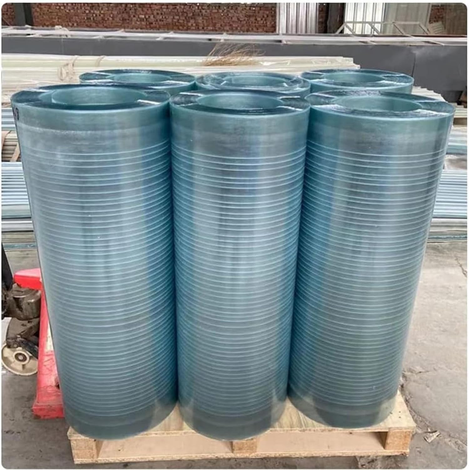 Polycarbonate Roofing Sheet, 0.8mm Garden Roof Panels, Waterproof Clear Polycarbonate Roofing Sheets,Fibreglass Panels,Pergola Carport Sunroom Greenhouse Replacement Plastic Panels,Daylighting Panel (