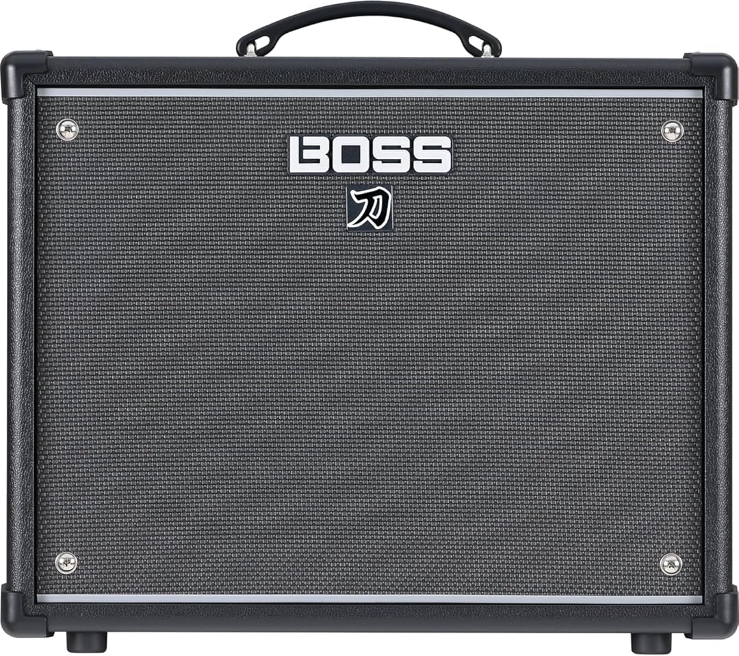 BOSS Katana-50 EX Gen 3 Guitar Amplifier | Compact 50-Watt Combo Amp Expanded for Live Performers | Upgraded Custom 12-Inch Speaker | Line Out & Stereo Expand | GA-FC/GA-FC EX Foot Controller Support