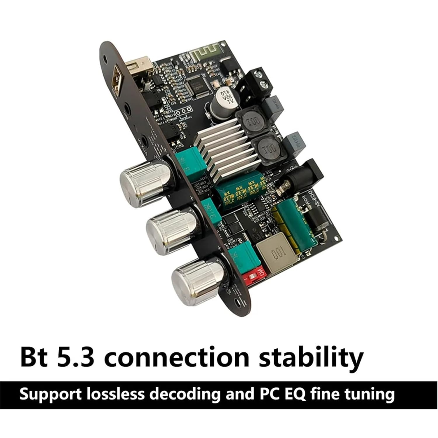 ZK-1001UM 9-24V Mono 100W Amplifier Board BP1048+TPA3116D2 Support TWS Digital Sound Power Amplifiers AMP Module