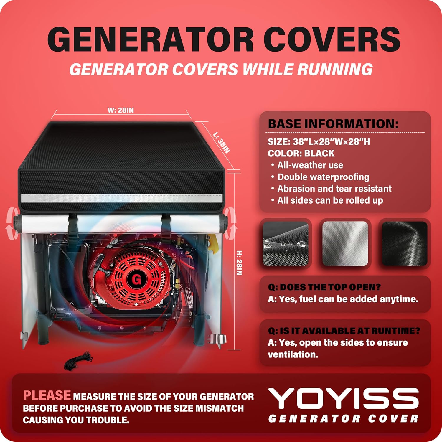 Running Generator Cover, 38