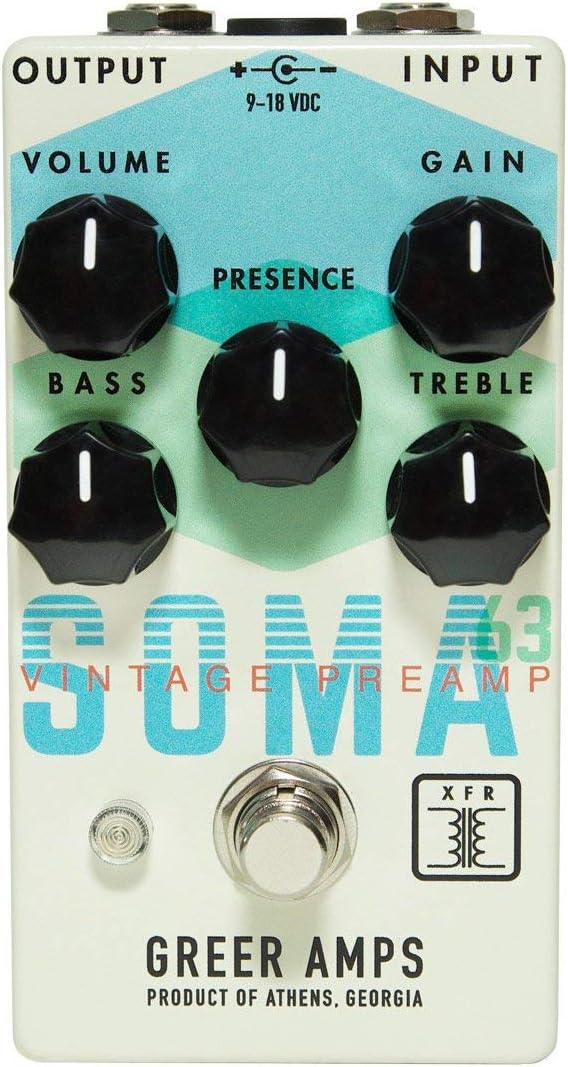 Greer Amps SOMA '63 Vintage Preamp Guitar Effect