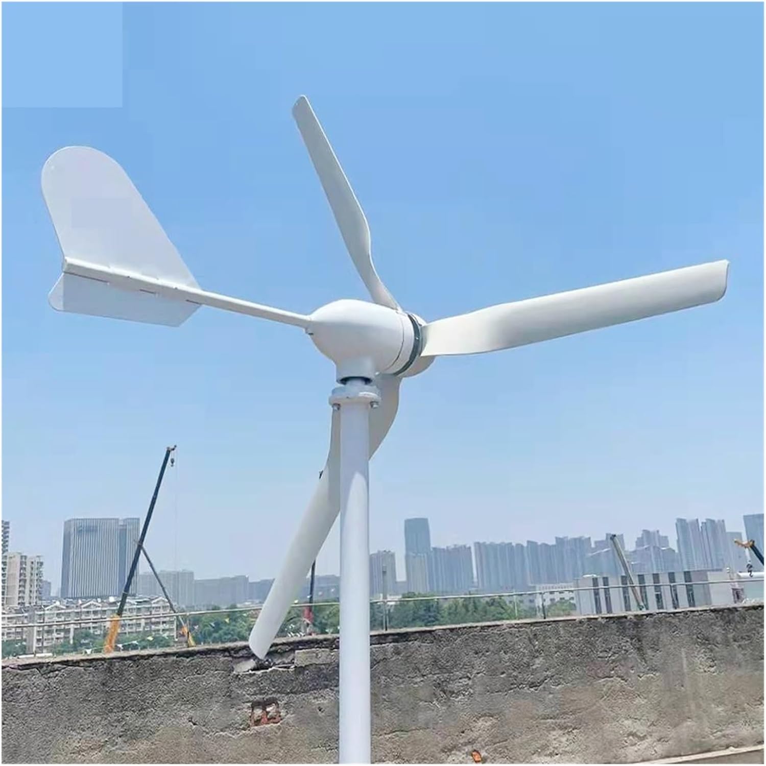10000W Horizontal Wind Turbine Generator Kit 12V 48V 20000W Wind Turbine Generator for Home Use with Controller Low Starting Speed for Home(12V_20KW)