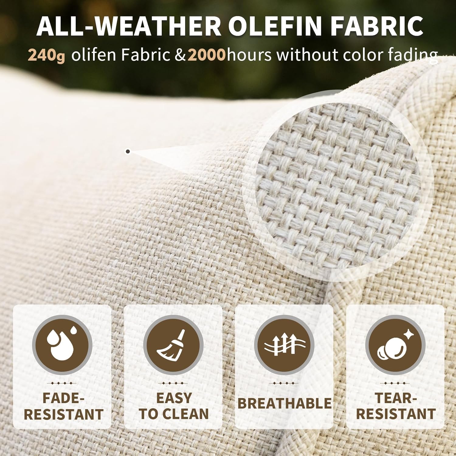 MEISSALIVVE 10 Pieces Patio Furniture Sets with Fire Pit Table, Wicker Outdoor Conversation Sets with 4 Swivel Rocker Chairs, 2 Single Chairs, 2-seat Sofa and Side Table(Brown)