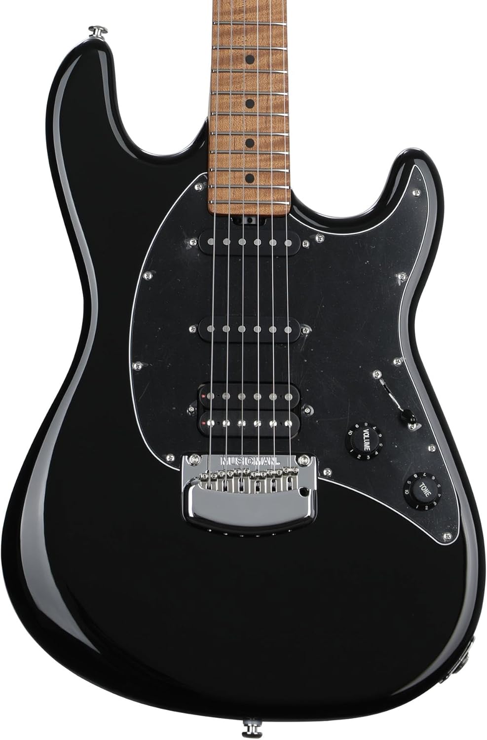 Ernie Ball Music Man Cutlass RS HSS Electric Guitar - Black
