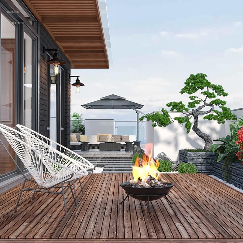 Outdoor Fireplaces Fire Pits Outdoor Camping Furnace Home Garden Courtyard Grill Stand Bonfire Party Wood Heater Fire Pits