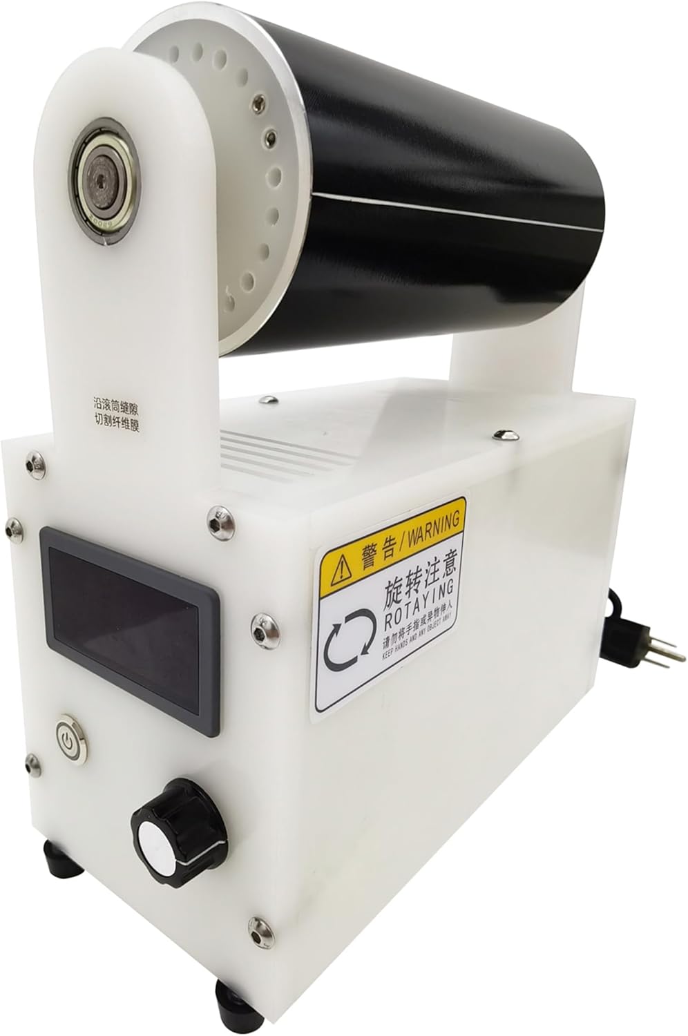 INTSUPERMAI Drum Collector Rotary Drum Electrospinning Collector for Electrostatic Spinning Machine 100-5000rpm, 110V