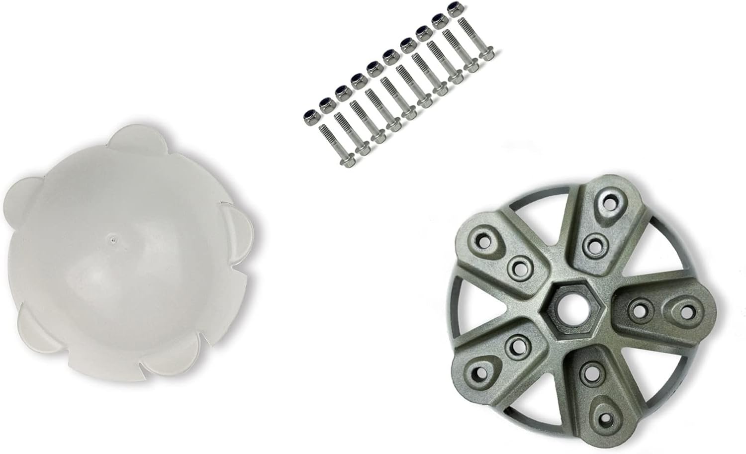 135mm Diameter with Screw and Nut Kit 5 Blades Wind Turbine Fittings Hub and Cover for Horizontal Wind Turbine Fittings