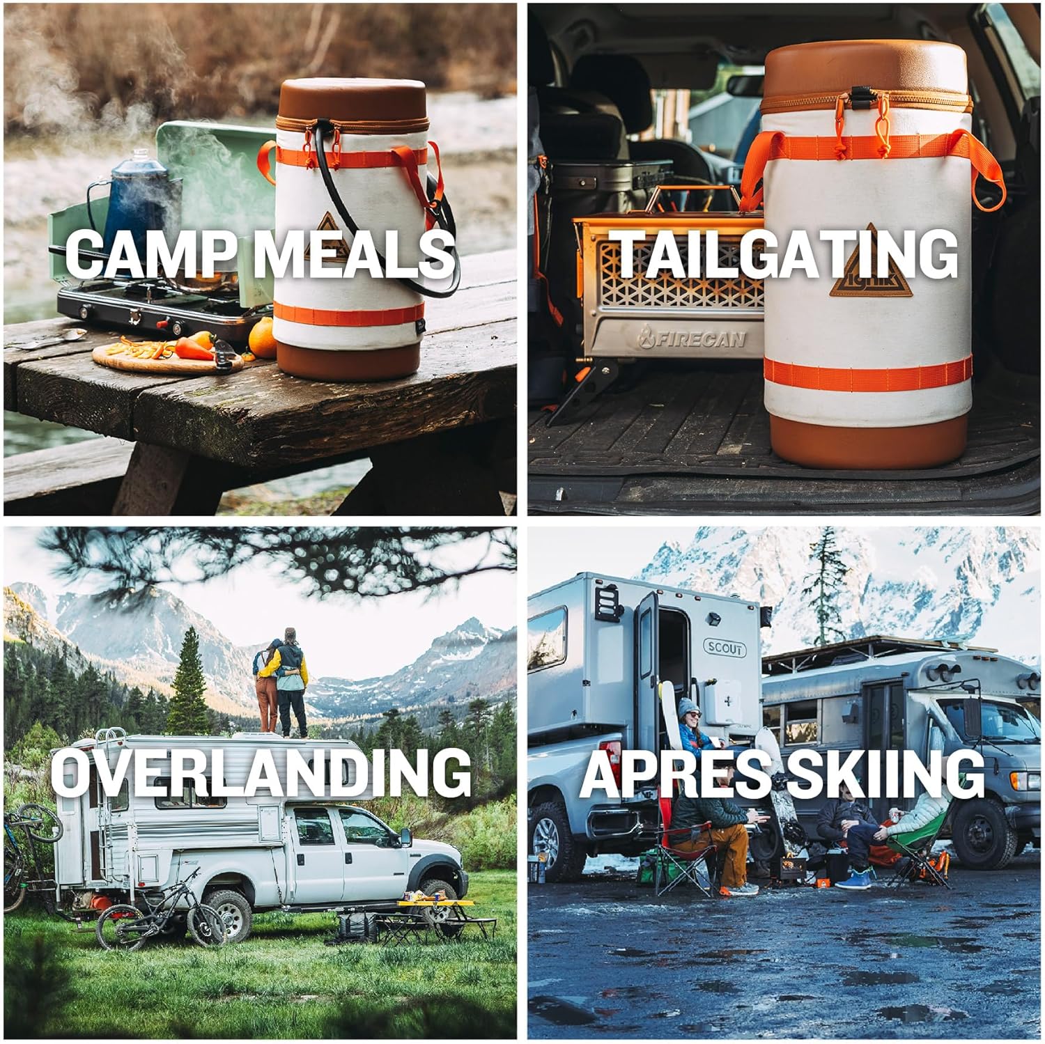 Ignik Refillable Gas Growler X 10-Pound Propane Tank with Carry Case and Adapter Hose, Black Case/Blue Tank