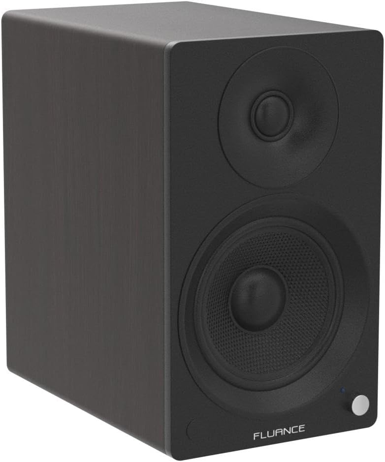 Fluance Ai41 Powered 2-Way 2.0 Stereo Bookshelf Speakers with 5