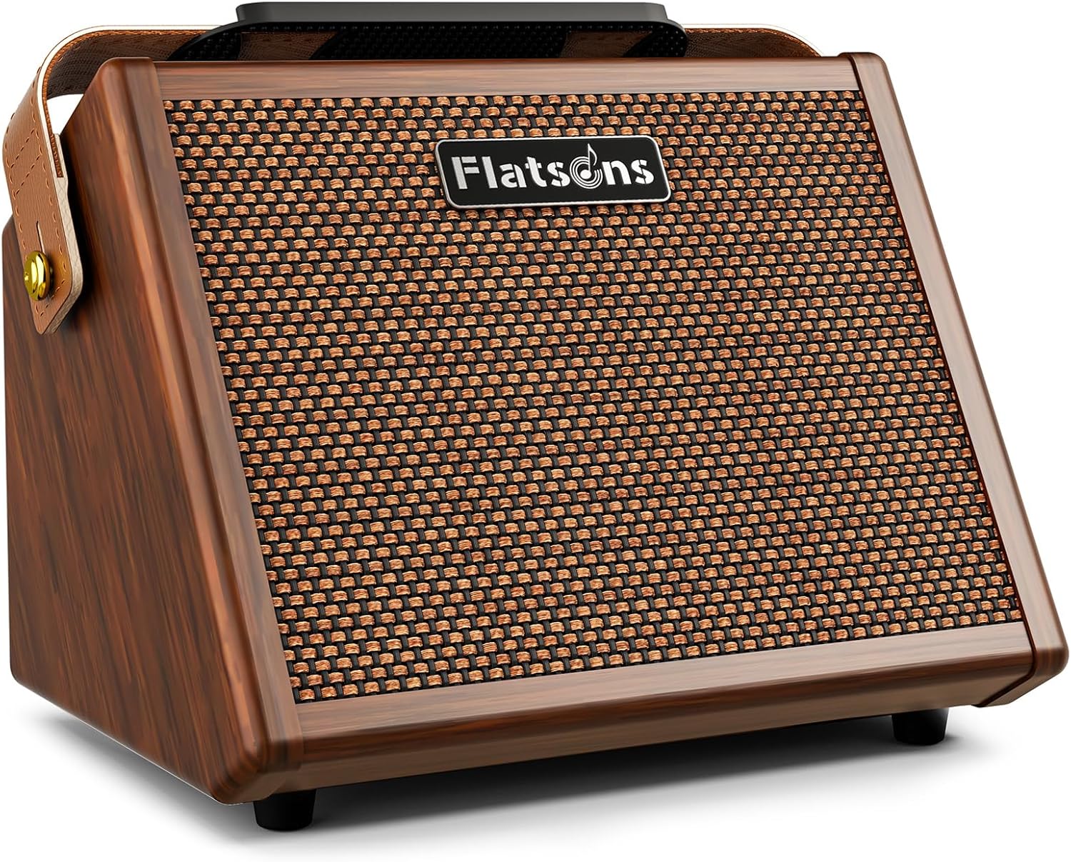 Crush20 Acoustic Guitar Amp, 20W Mic/Guitar Amplifier with Reverb, 2-Band EQ, Rechargeable 8H Battery Life, Advanced Dual-chip Wireless Portable Speaker for 6.35mm Microphone/Acoustic Guitars