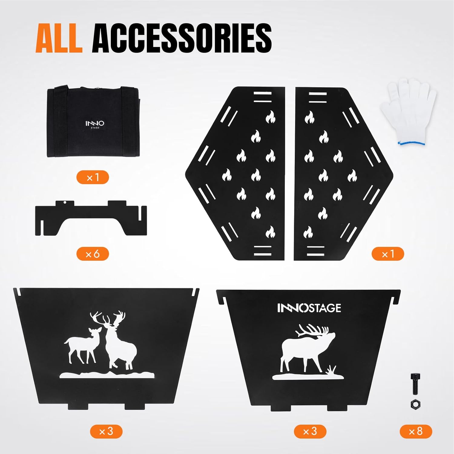 Fire Pit for Camping- 37.8 Inch Collapsible Firepit for Patio Outside Wood Burning Outdoor Indoor BBQ Picnic Foldable Fire Pits Bonfire of Backyard Patio with Portable Tote Bag