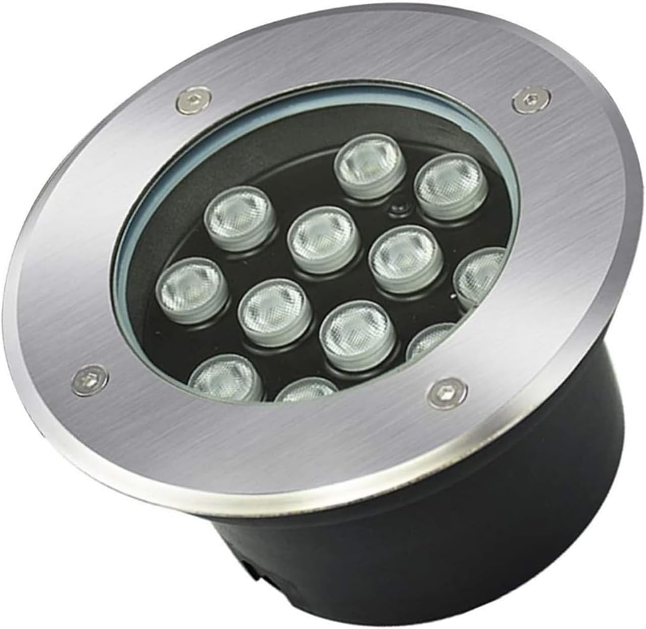 Outdoor Ground Light LED Buried Lights IP66 Waterproof Recessed Underground Light AC85-110V for Garden, Yard, Walkway, Pathway, Patio, Lawn Decoration Landscape Lights