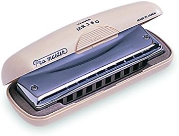 Suzuki MR-350V-AB Promaster Valved Deluxe 10-Hole Diatonic Harmonica, Key of Ab