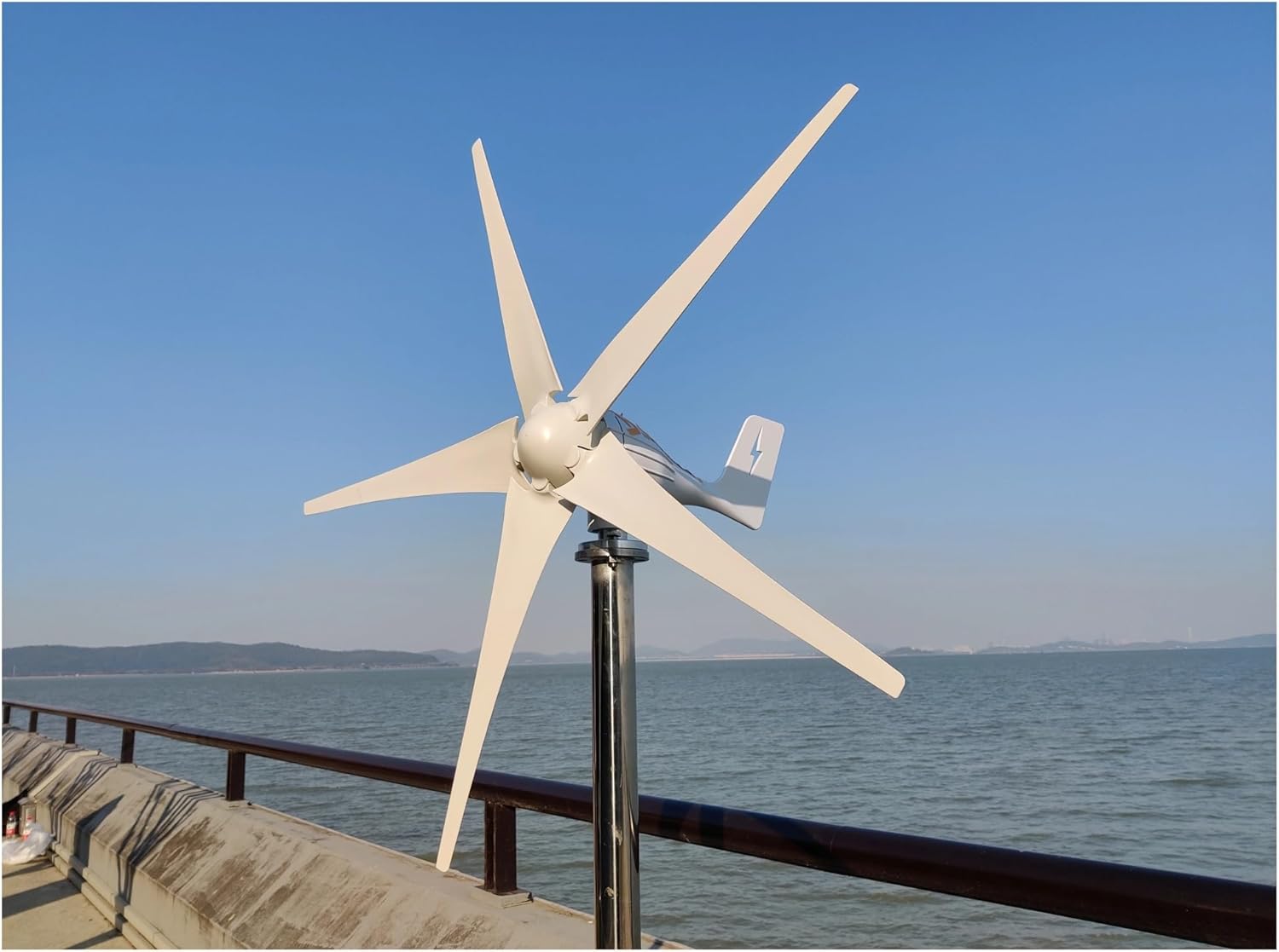 3000W Wind Turbine Generator Kit, Horizontal Wind Turbine Generator 12V 24V 48V Powerful Dynamo With MPPT Off Grid System Homeuse Windmill for Home, Farm, RVs, Boats(With MPPT Controller,12V)