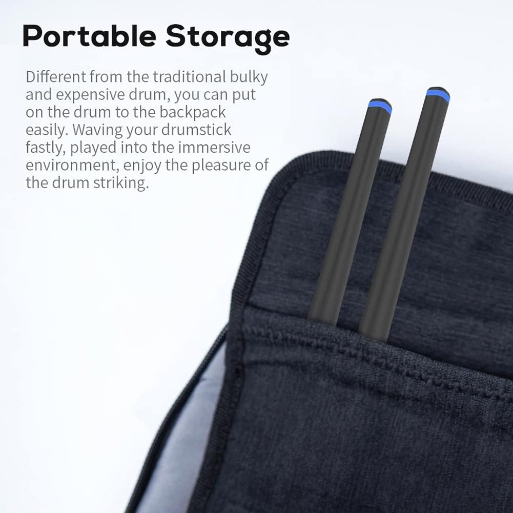 somatosensory drum set music electronic drum adult rock percussion portable air drum set suitable for beginners/adults/teens of musical instruments