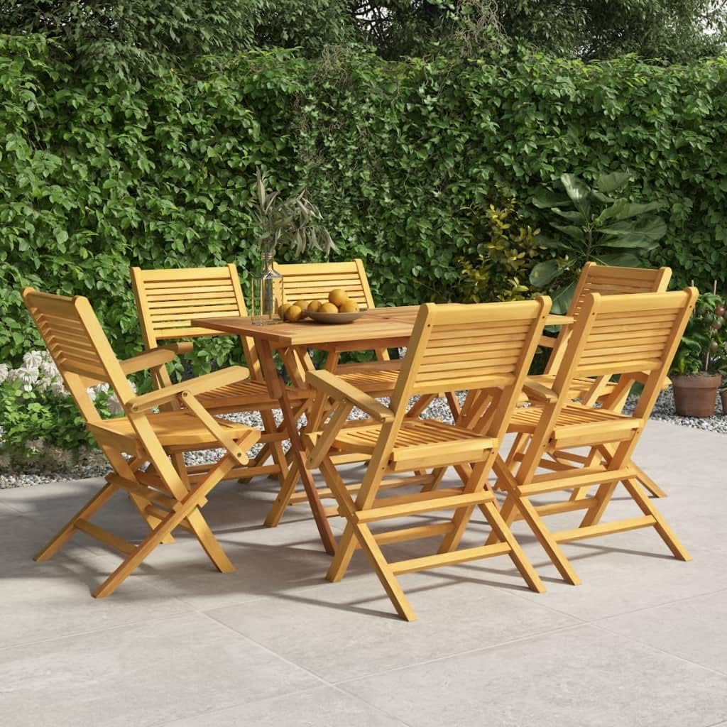 Folding Patio Chairs 6 pcs 21.7