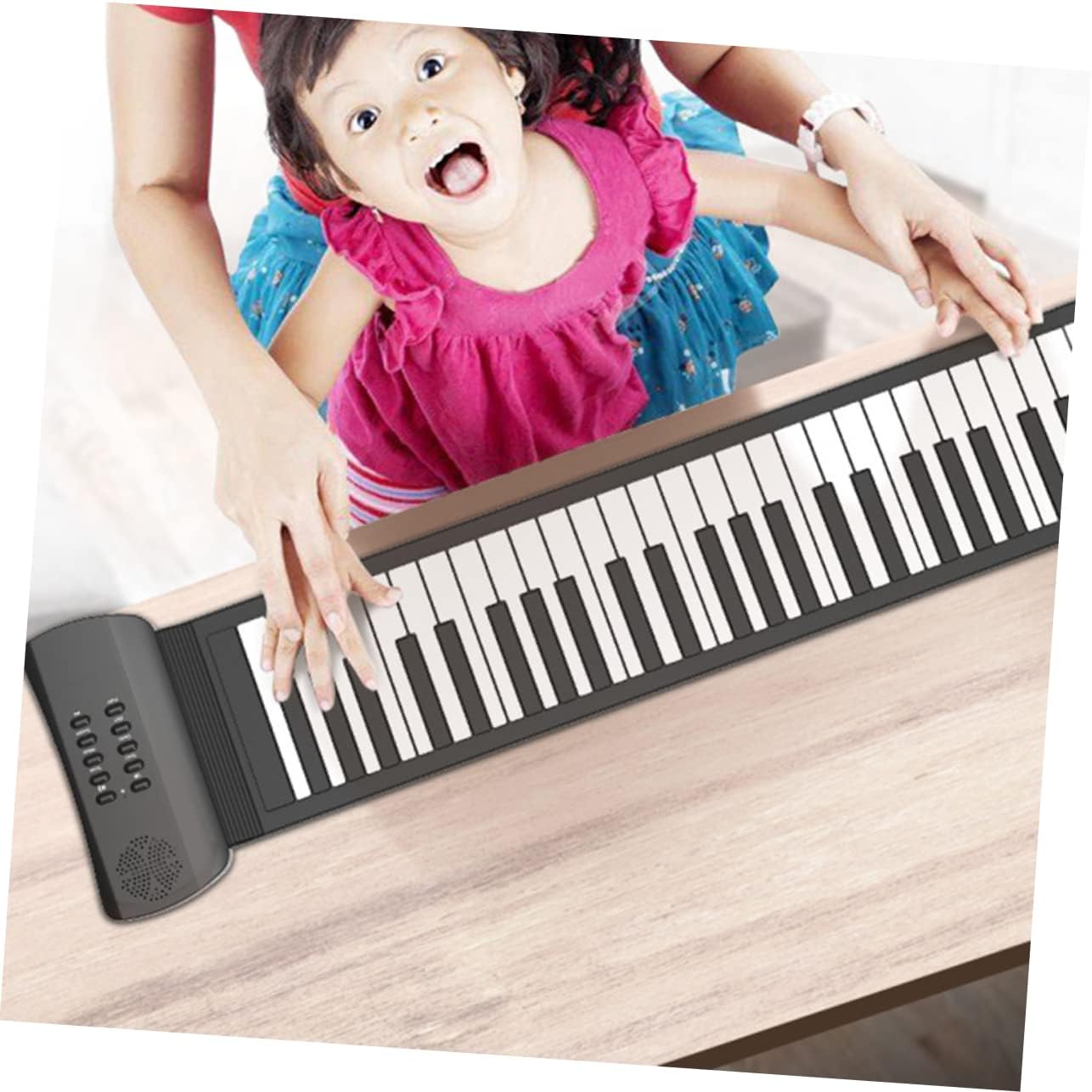 Roll-up Keyboard Piano for Adults Boys and Girls Hand-rolled Electronic Piano Foldable Design
