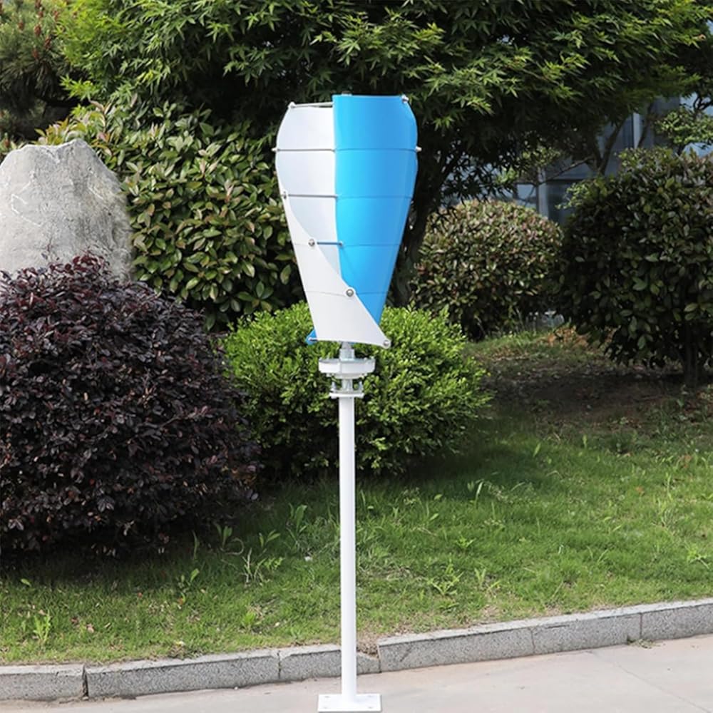 10 Blades Wind Turbine Generator, 600W Vertical Axis Wind Turbines Kit, Low Wind Speed Starting Wind Power Generator, Low Noise, for RV, Home(24v)