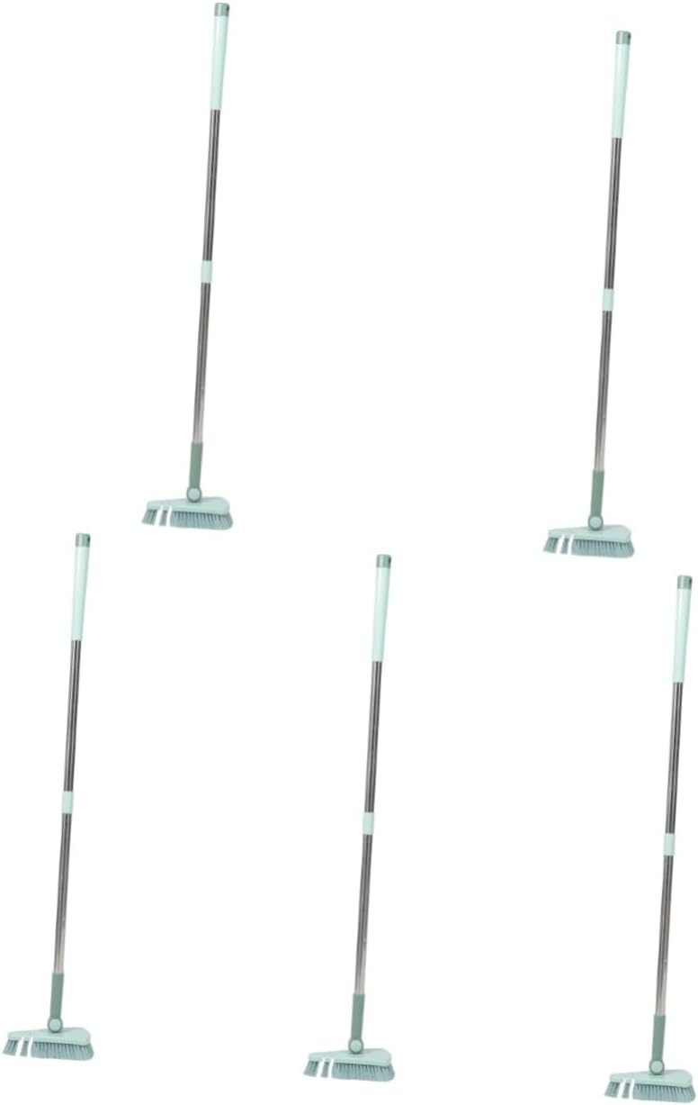 HANABASS 5pcs Swimming Pool Cleaning Brush Handle Floor Scrubber Brush for Walls Tiles Sinks Rotating Design for Hard Reach Areas Sturdy Material Nordic