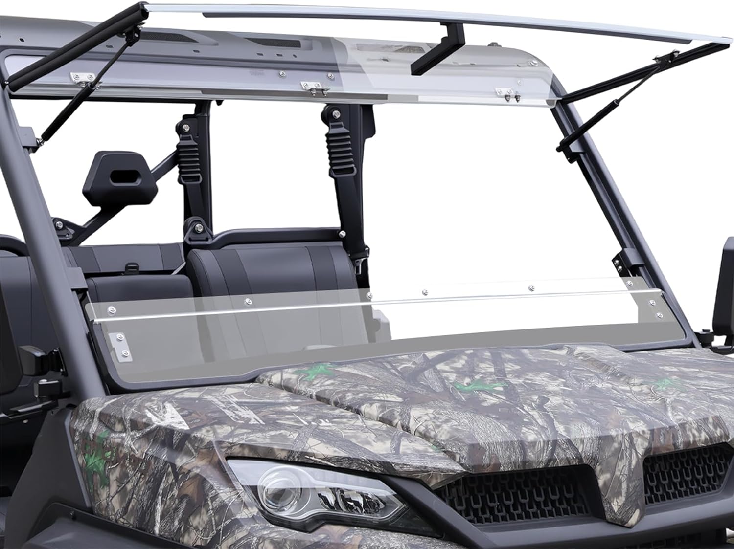 StarknightMT UFORCE 1000 Flip Windshield, UTV Front Full Windshield Compatible with CFMOTO UFORCE 1000/1000 XL 2019-2025, UFORCE 1000 Accessories Front Window
