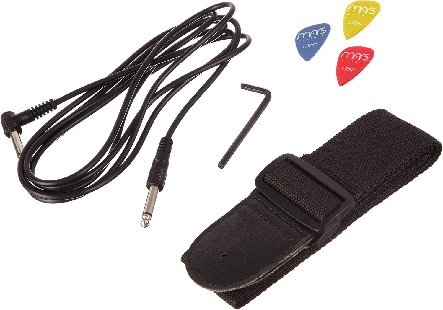 RockJam Electric Guitar Kit with 10-Watt Amp, Gig Bag, Picks, Spare Strings & Lessons