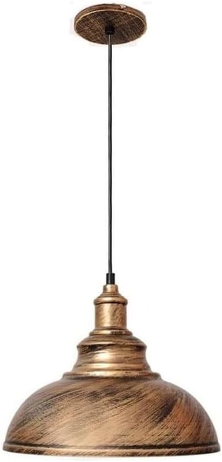 Indoor Chandelier, Outdoor Chandelier for Porch Pot Lid Chandelier V-intage Pendant Light Industrial Hanging Ceiling Pendant Lighting Fixture for Bedside Homes Kitchen Restaurant Bar Illumination(Rus