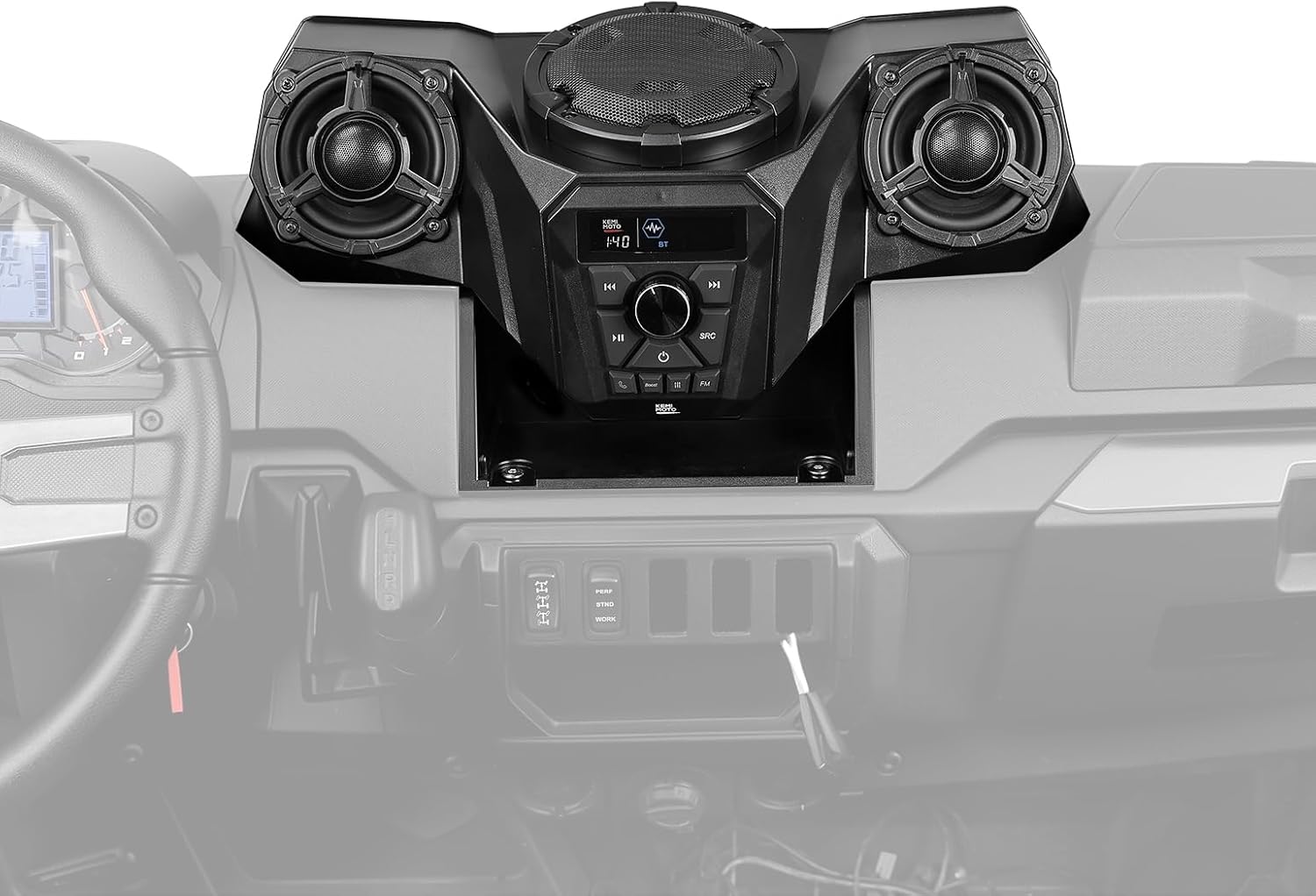 KEMIMOTO UTV 3-Speaker Audio Kit with 5.25