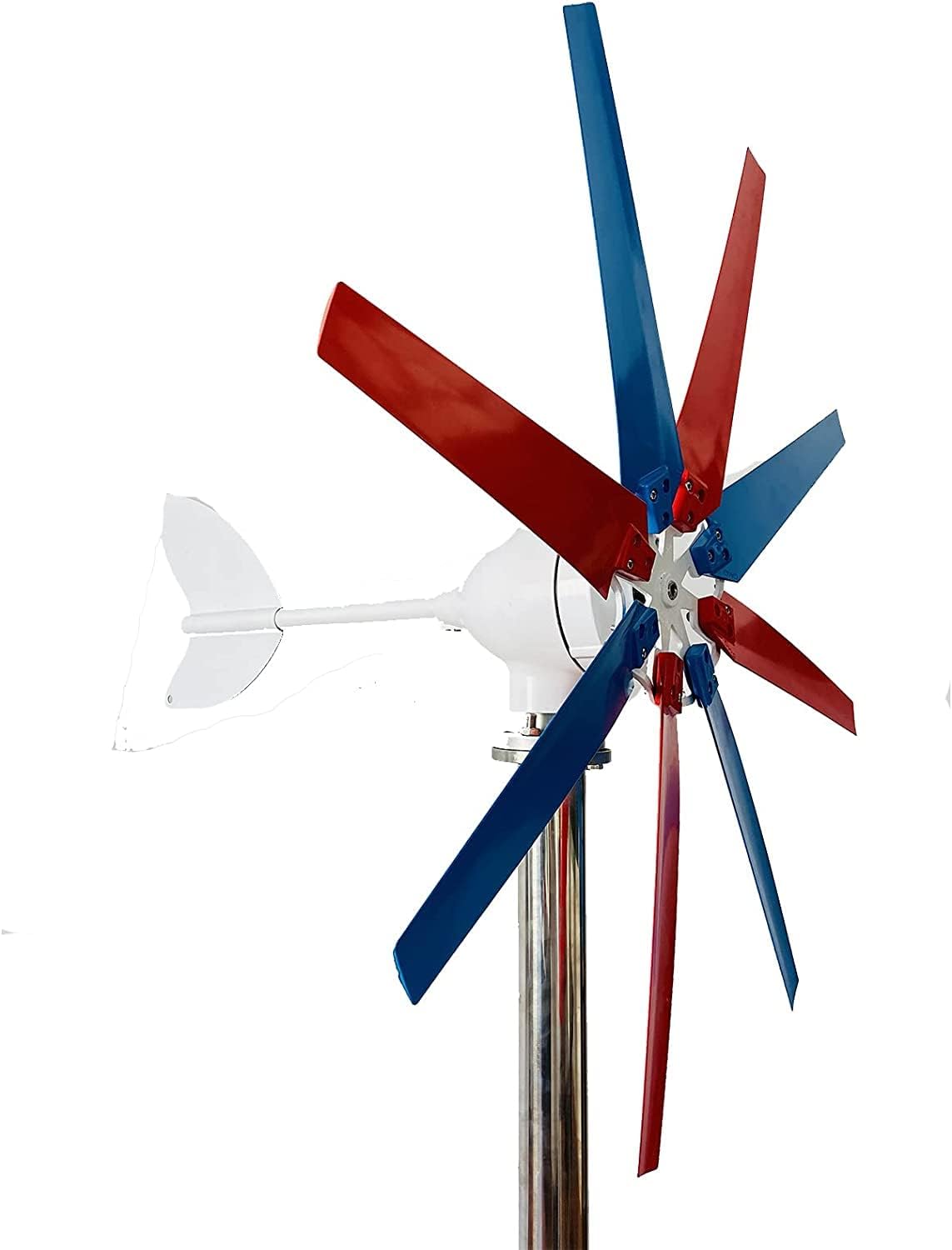 LiuSj JUnSt 12000W Wind Turbine Generator Kit + Charge Controller 12V/24V /48V Hoop Type Wind Turbine Generator Windmill Energy