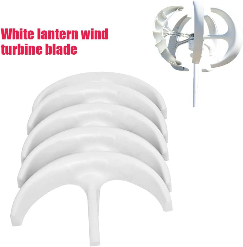 DIY Vertical Wind Turbine Generator Nylon Blades for Small Windmill,Black,3 Pieces Blades