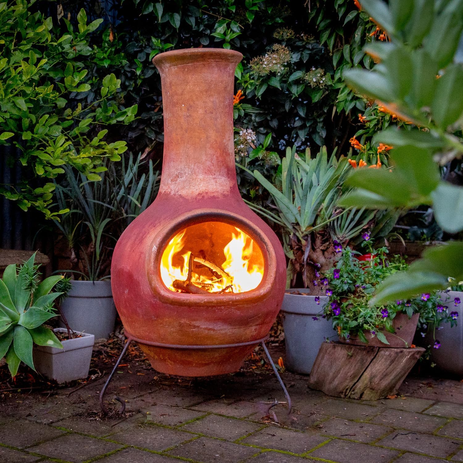 B&B Charcoal Piñon Mini Logs – 0.65 cu. ft. Pack, 18 lbs of 100% Natural Piñon Pine Firewood for Fire Pits, Fireplaces, Chimineas & Campfires – Long Burning, Aromatic, Clean-Burning Logs (2 Pack)