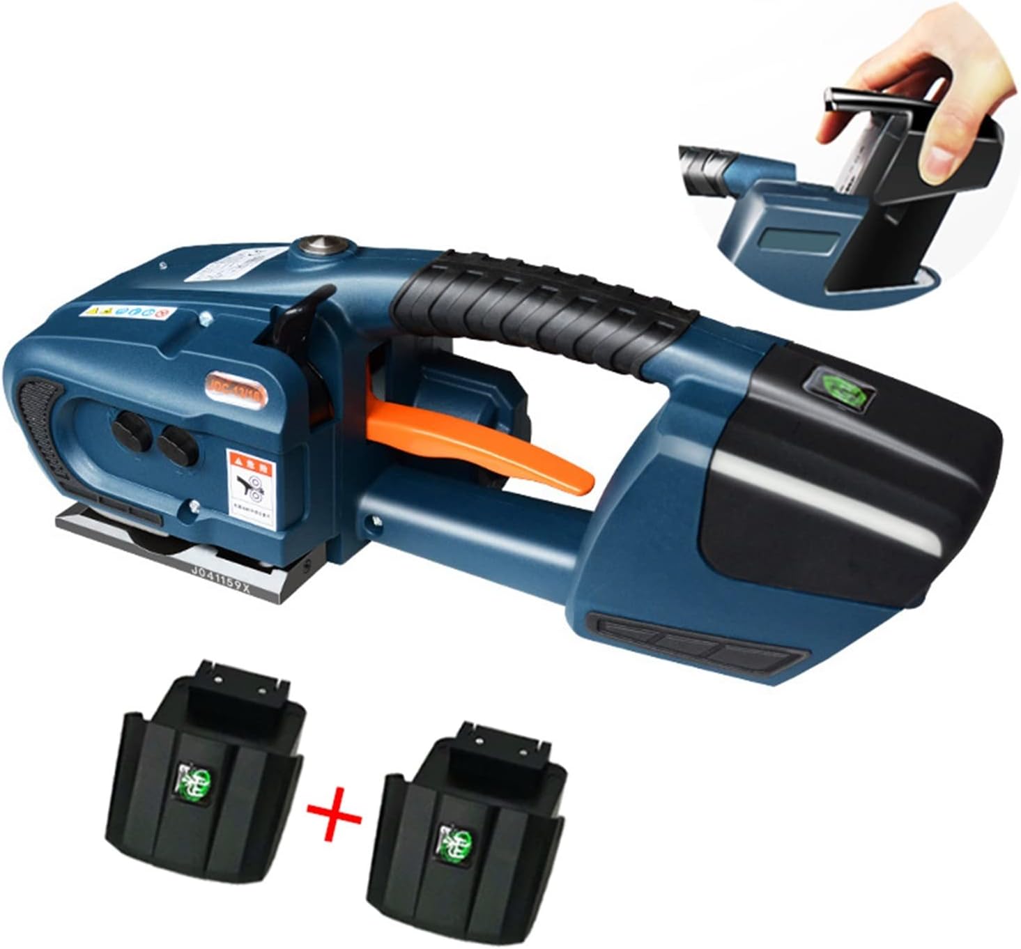 Portable Electric Strapping Machine With 2 Batteries JDC 13mm To 16mm Automatic Packaging Tool For PET PP Belt with Efficiency(JDC16mm)