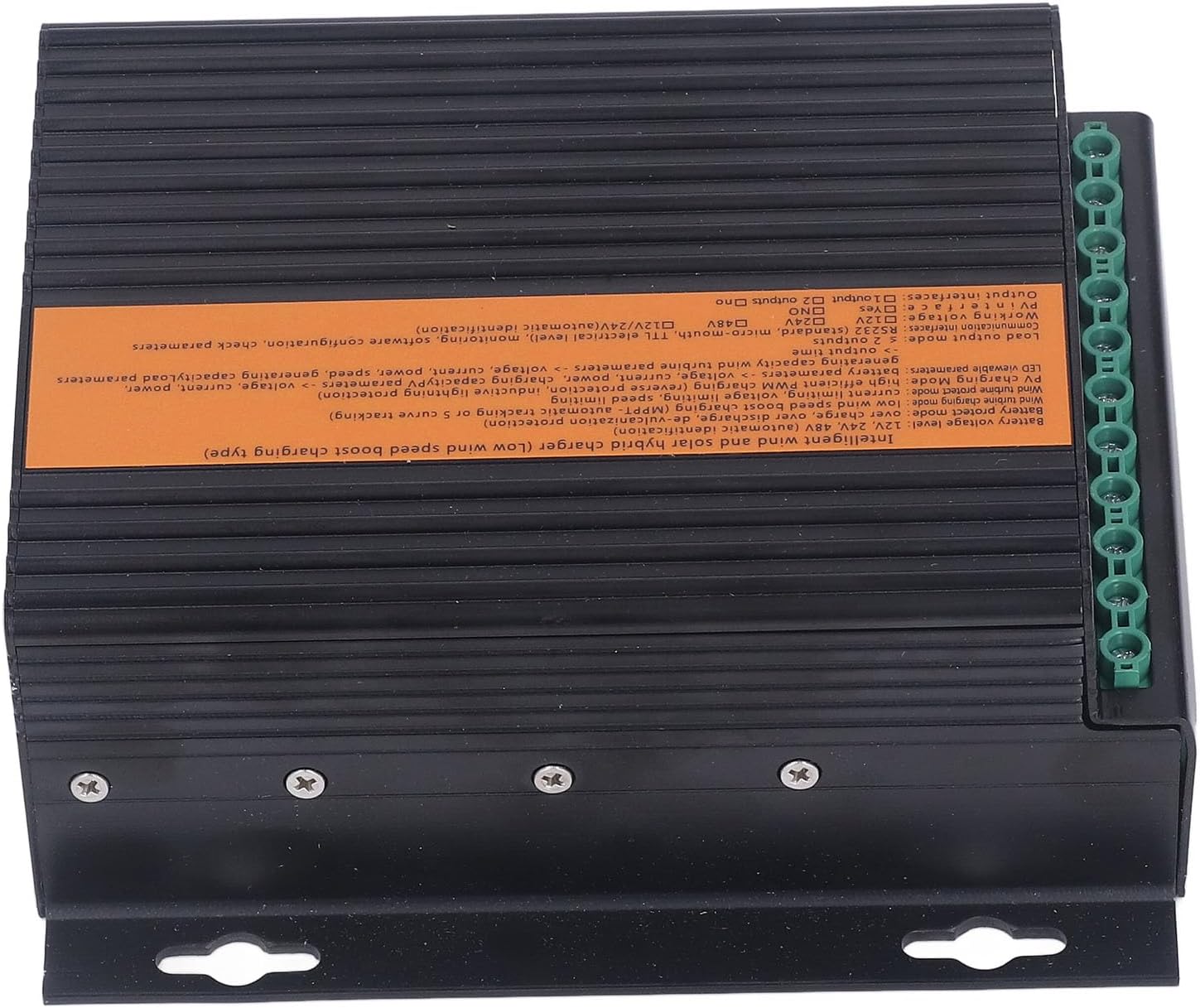 MPPT Boost Controller, 48V Wind Solar Controller 200W Photovoltaic Power and 600W Wind Power 3 Digit Digital Tube Display, Energy Controllers