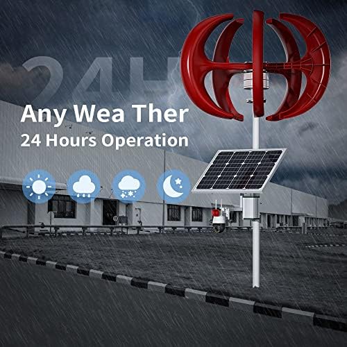 14000W Wind Generator Kit, 12V/24V/48V Vertical Turbine, 5-Blade Lantern Design, High-Efficiency Electromagnetic Power Generator for Renewable Energy Solutions