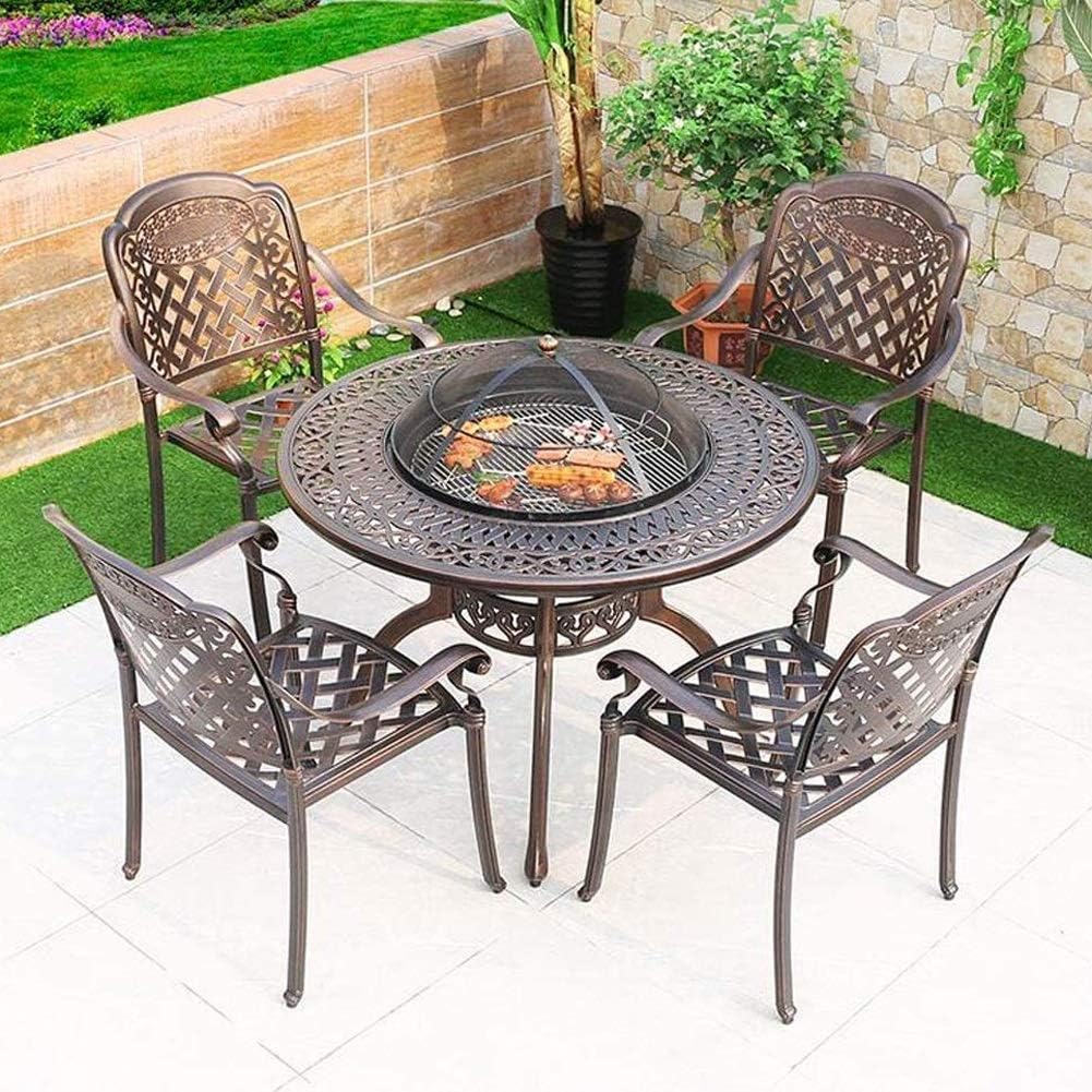 Outdoor Fire Pits, Multi-Functional BBQ Desk - Grilling & BBQ Utensils,Used for Courtyard Barbecue, Party, Bonfire Party