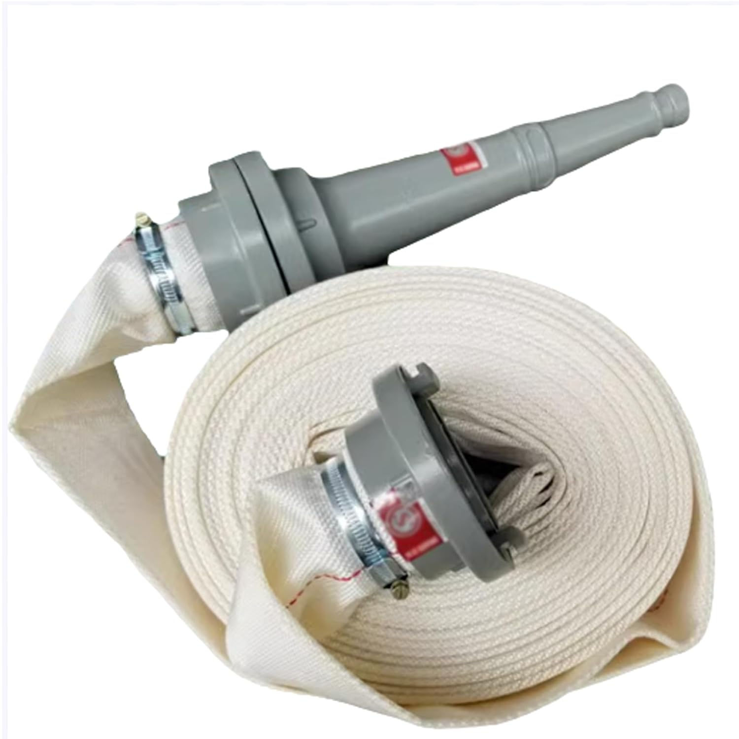 Fire Hose, with Interface and Nozzle, Fire Hydrant Adapter, Fire Hose Nozzle, Indoor Fire, Home, Garden Irrigation（66/82FT）(8-65-25)