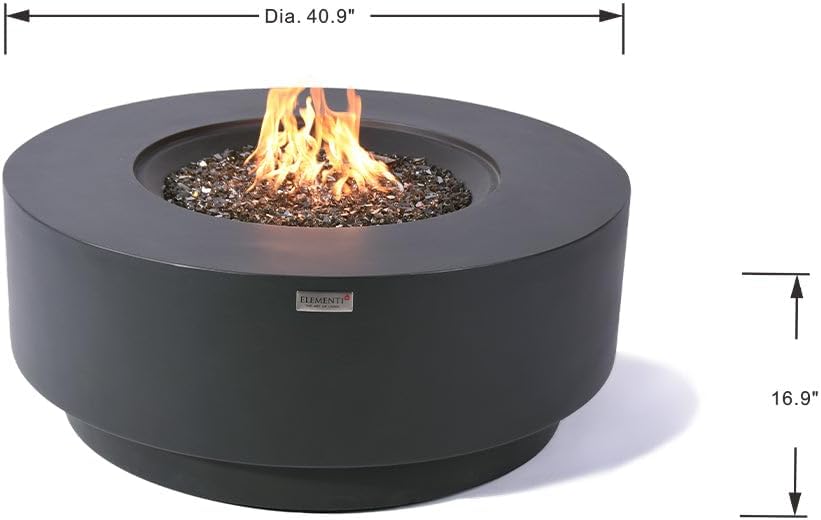 Nimes Concrete Fire Pit 40.9