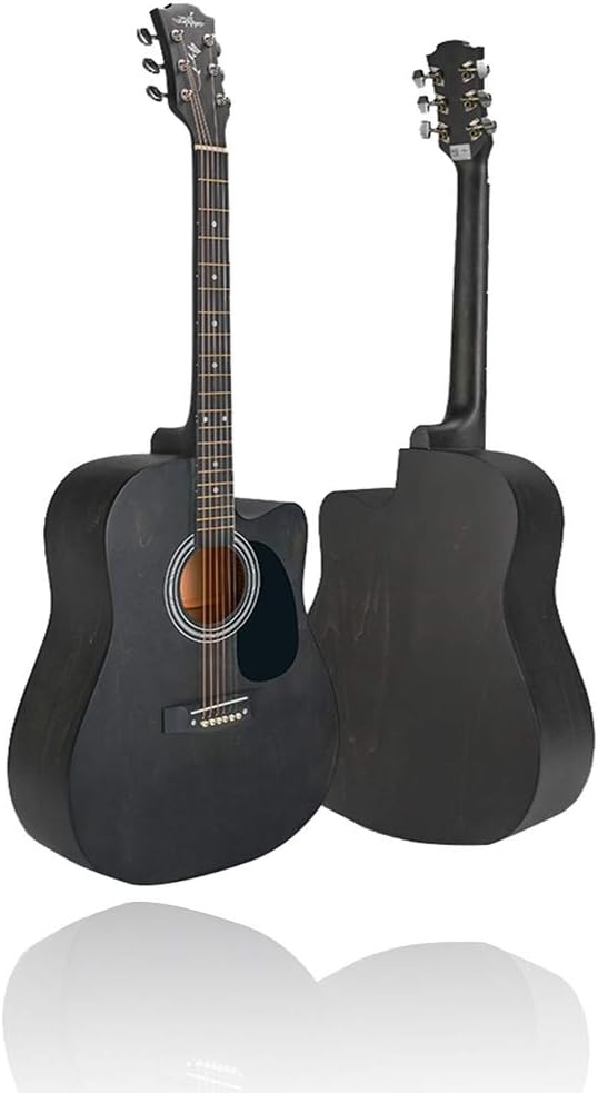 Etlegor Classical Acoustic Guitars 41 inches Full Size Whole Wood 6 Steel Strings Dreadnought Cutaway Guitar Beginner Stringed Instrument Kits Gift (Color : C, Size : 41 inches)