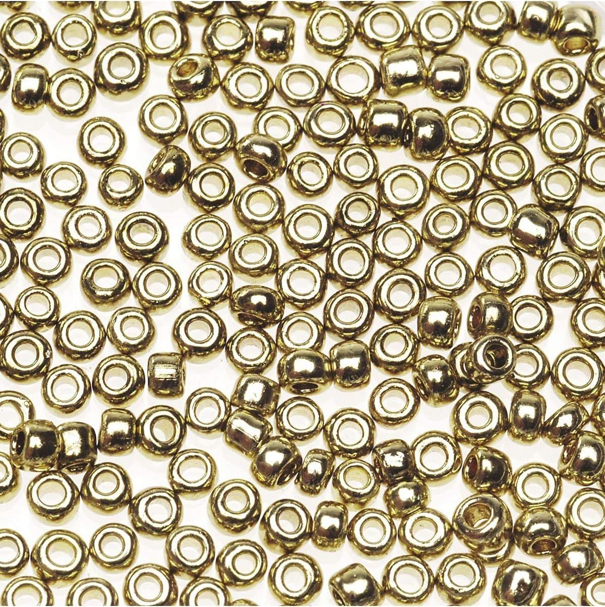 Dariceglass Seed Beads - Gold - 10/0