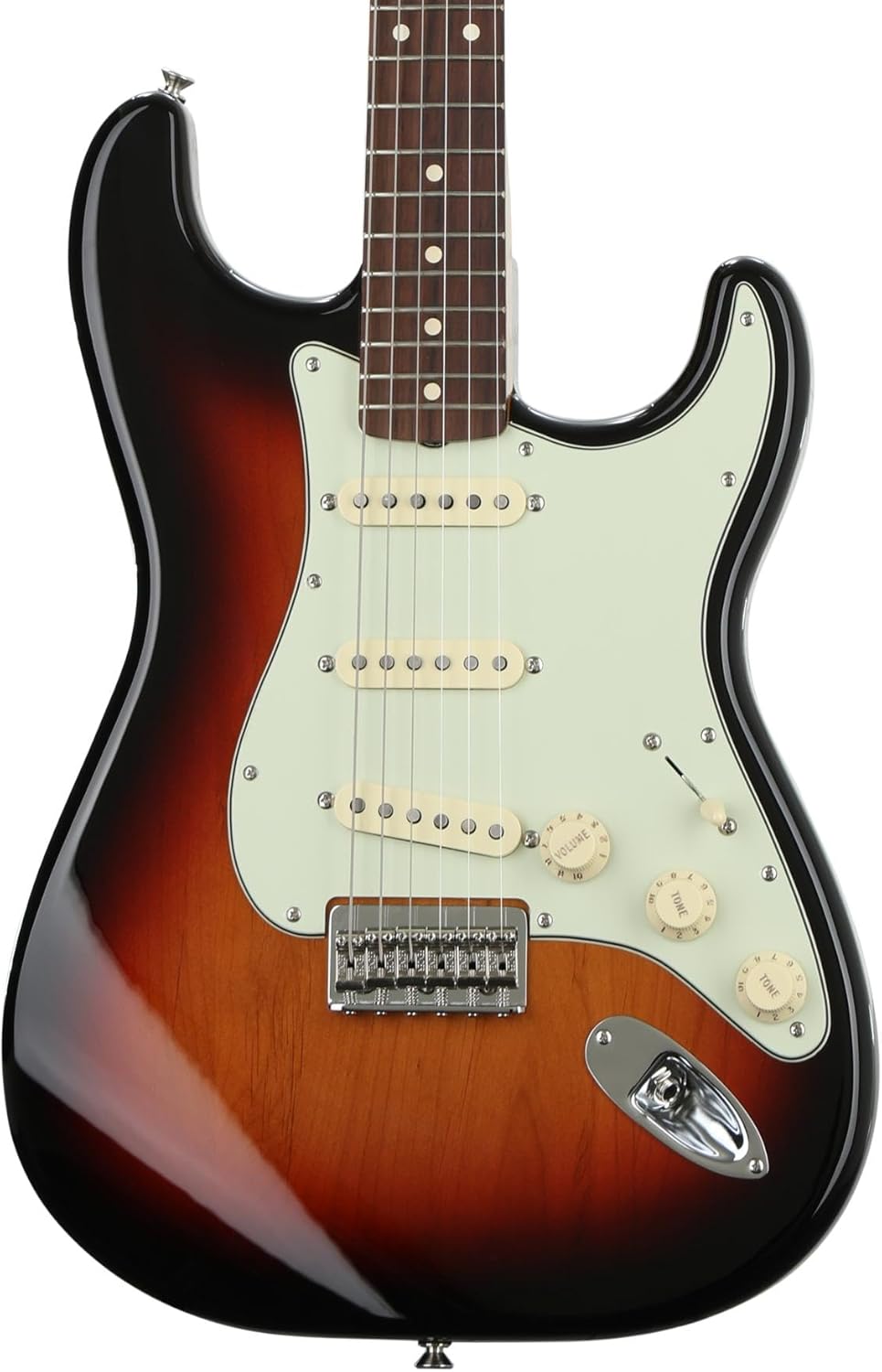 Fender 139100300 Robert Cray Stratocaster Electric Guitar, 3 Tone Sunburst, Rosewood Fretboard