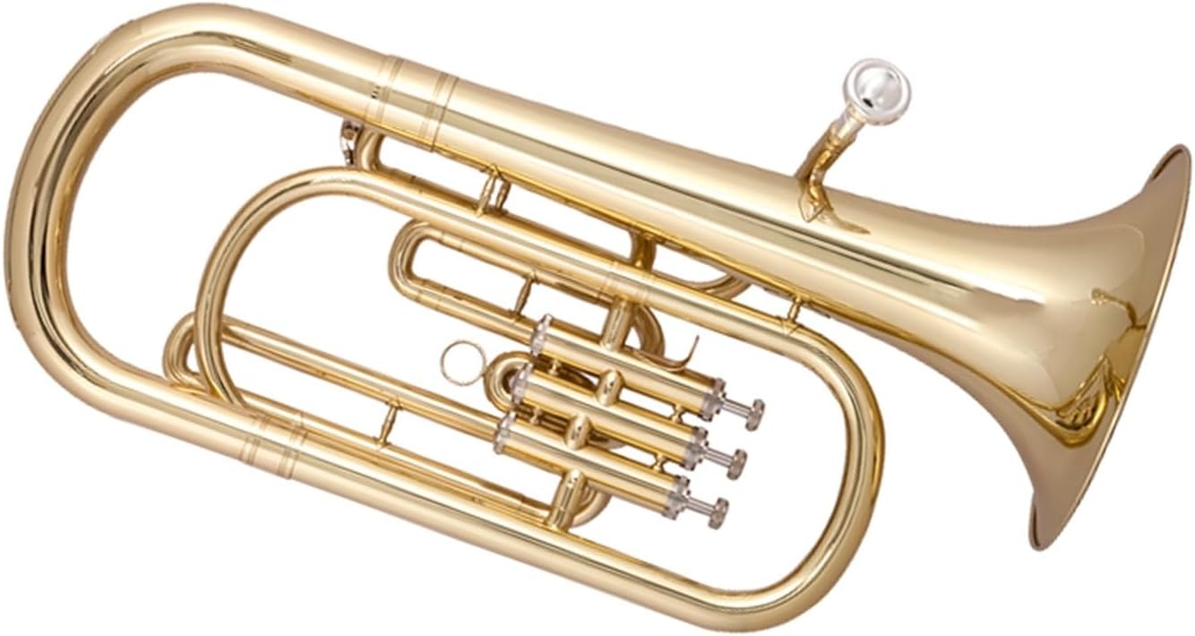 B Flat Major Three Key Tenor Horn Euphonium Brass Instrument Playing Euphonium All-brass Instrument(2)