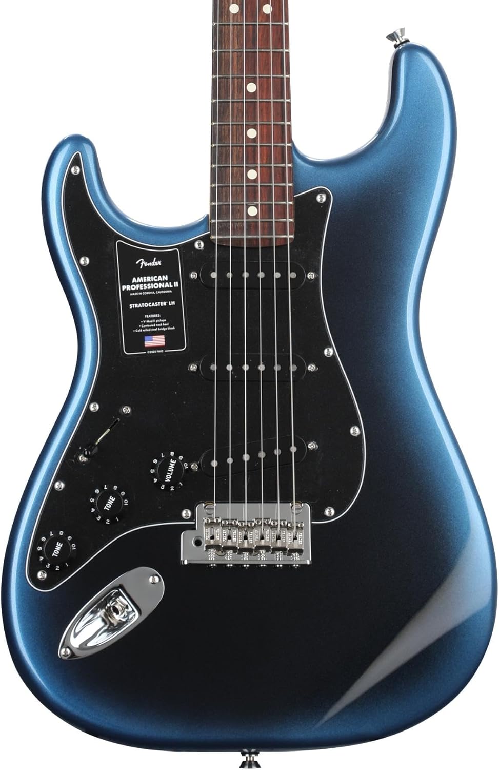 Fender American Professional II Stratocaster Left-handed - Dark Night with Rosewood Fingerboard