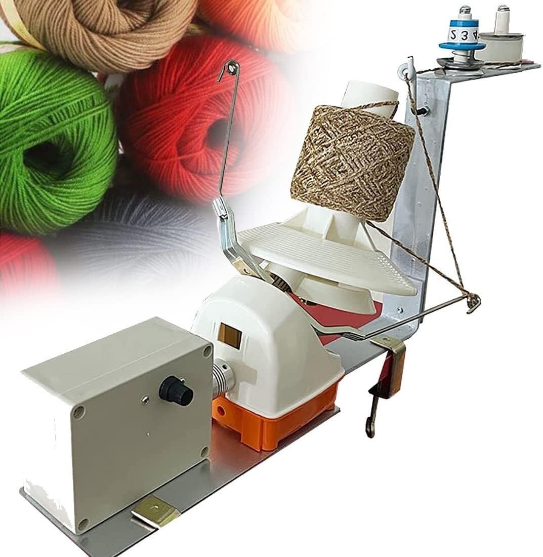 Adjustable Speed Electric Knitting Drum Winding Machine, Automatic Yarn Ball Winding Machine, Fast Yarn Winding Machine, Home use Knitting Machine