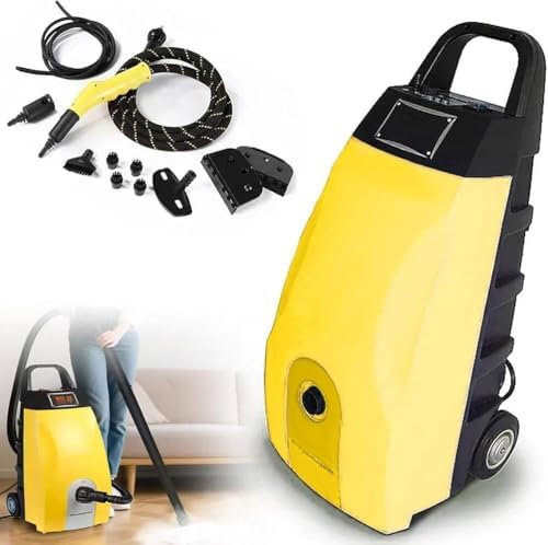 High Pressure Steam Washer Jet Washer, Power Wash 2500W with Accessories, for Patio and Car, Portable for Cleaning Drives, Vehicles, Garden