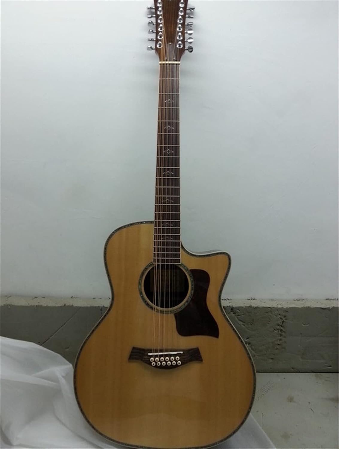 12 Strings Acoustic Guitar Beginner Acoustic Electric Guitar 41 Inches 21 Tone Position Guitars (Color : Guitar Only Size : 41 inches) (Guitar and Hardcase 41 inches)