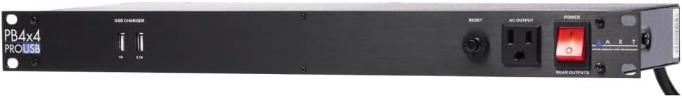 ART PB 4x4 PRO USB Rackmount 9 Outlet Power Conditioner and Surge Protector