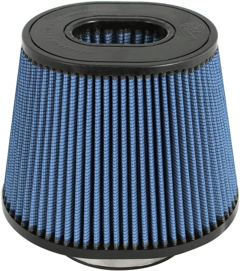 aFe POWER Magnum FORCE Intake Replacement Air Filter w/Pro 5R Oiled Media 5 IN F x (9x7-1/2) IN B x (6-3/4x5-1/2) IN T x 7 IN H #24-91064